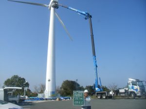 蔵王山風力発電施設塗装改修工事